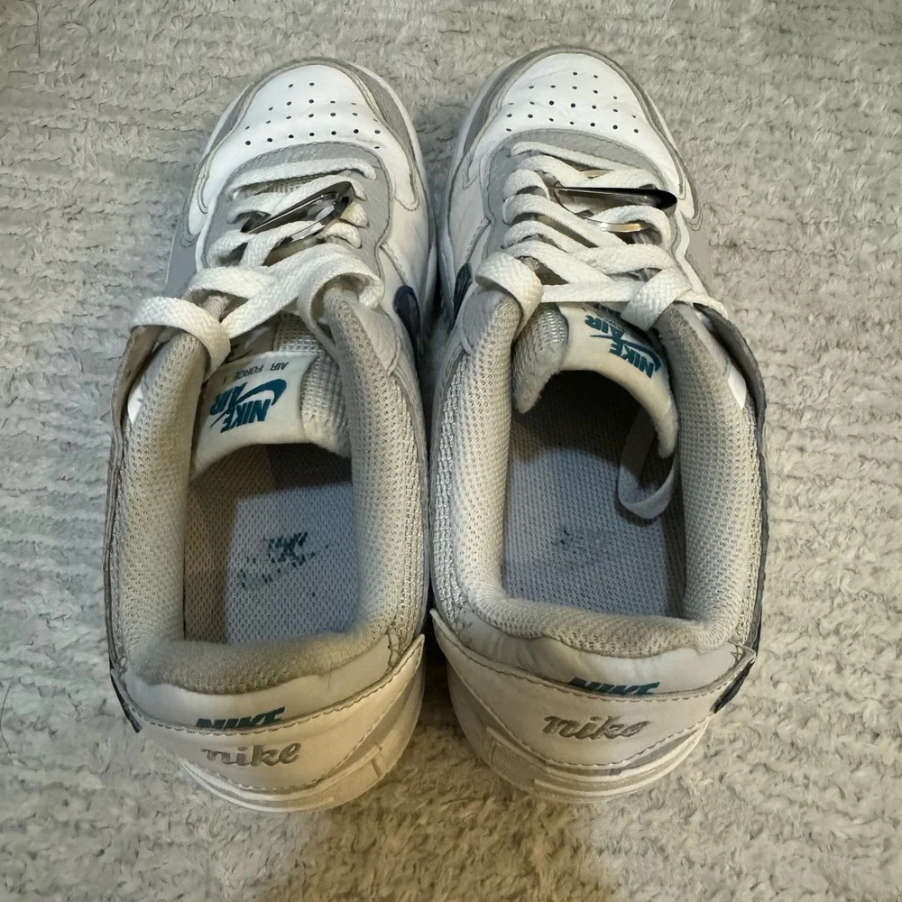 Nike Air Force 1 Shadow Metallic Teal Women’s Size 7.5 White Green Sneakers